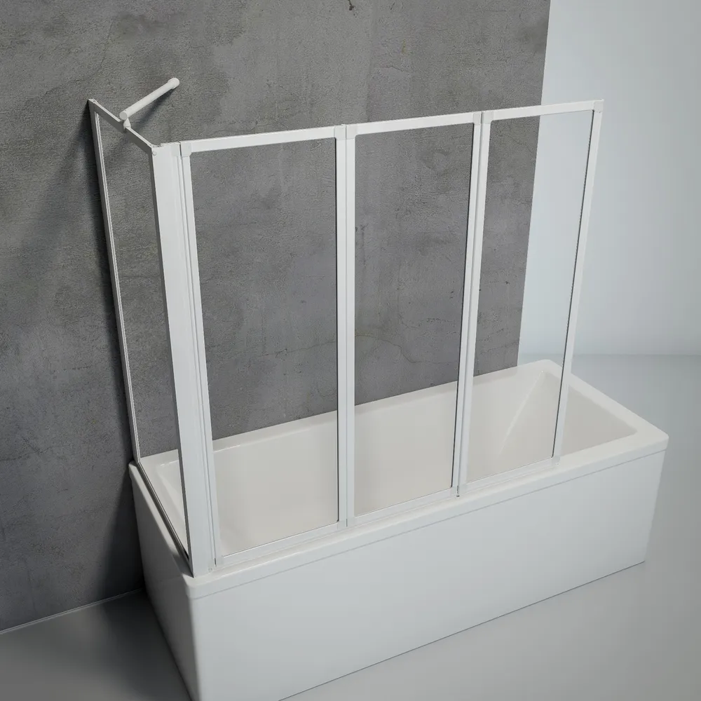 750x1290 mm, 1210 mm, Blanc, Transparent