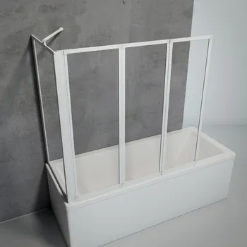 750x1290 mm, 1210 mm, Blanc, Transparent